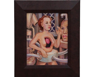 Henry David Potwin "Component" Contemporary Surrealist Figurative Painting, 2013