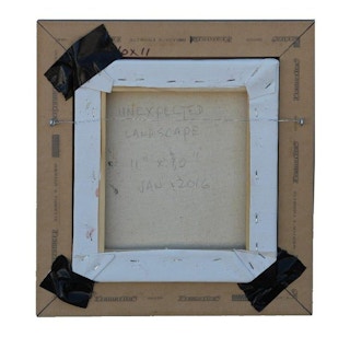 "Unexpected Landscape" Surrealist Figurative Landscape 2015