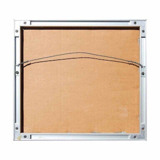 Naturalistic Grey View of a Field Photo Print Proof of Abstract Pencil Drawing 1980