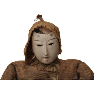 Hinamatsuri Festival Wooden Dolls of Princess and Prince