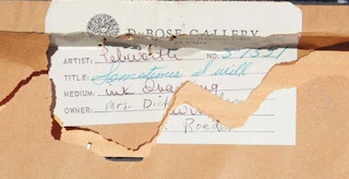 "Sometimes I Will" Original Black & White Modern Portrait Ink Drawing of a Woman 1970s