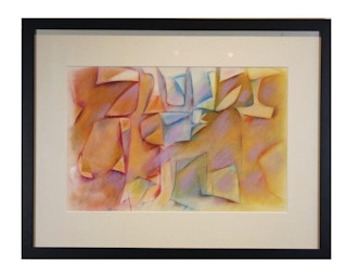 "Drawing 18" Geometric Abstract 1979