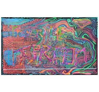 "Irreversible Inspiration Nitz Special Guest" Neon Contemporary Abstract, 2016