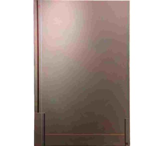 "L'amoir de Hois Carrees" Large Contemporary Geometric Painting 1987