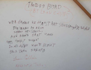 "TRe089 BigRD" Black and Multicolor Painting of Four Women with Baskets 2000s