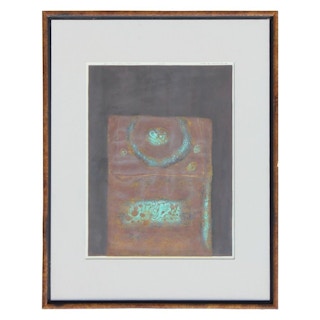 "Birthmark" Abstract Lithograph, 1968