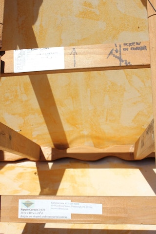 Gary Jurysta - "Ripple Corner" Corner Wall Sculpture, 1970