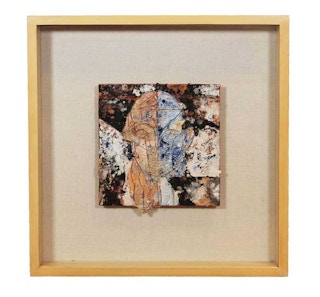 Luis Granda Impasto Contemporary Two Toned Picasso Inspired Portrait 2007