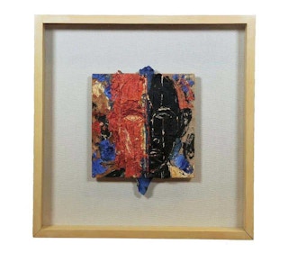 Impasto Contemporary Portrait Inspired by Picasso, 2007