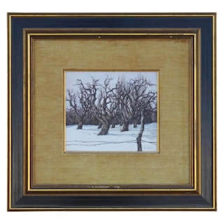 Snowy Winter Landscape 1960s