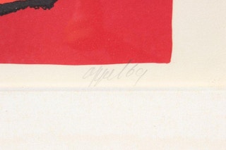 Vibrant Abstract Cat Edition of 100, 1969