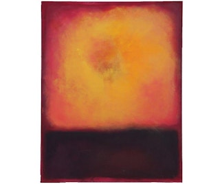 "Sun Creation the Vision" Expressionist Mark Rothko Style Painting, 2011