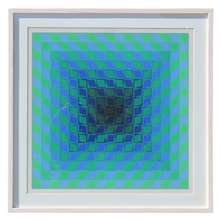 "Untitled from Permutations" Geometric Abstract Edition 37/150, 1970's