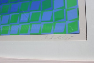 "Untitled from Permutations" Geometric Abstract Edition 37/150, 1970's