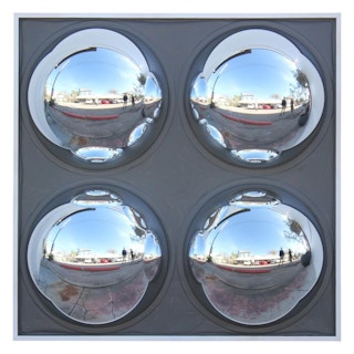 Matthew Reeves- Large Modern Abstract Op Art Mixed Media Grey / White Assemblage Painting 2018