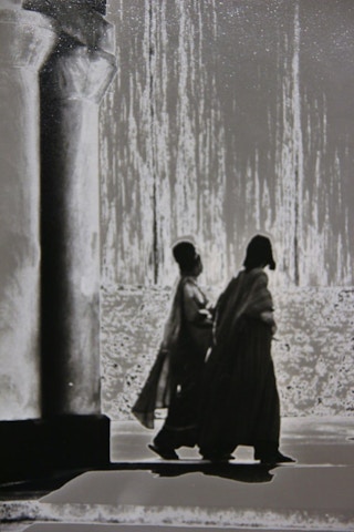 "Waterfall Galleria" Black and White Figurative Photography, 1960's