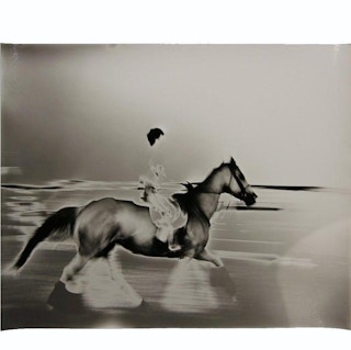 "Manor Horse" Black and White Figurative Photograph, 1960's