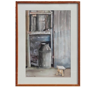 Untitled Watercolor Still Life Painting, 1984