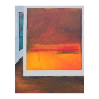 “Portrait of an Exhibition - The Encounter” Abstract Expressionist Painting 2011