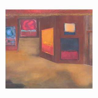 “Portrait of an Exhibition III - For Tomaso" Abstract Expressionist Painting 2010