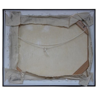 Yellow Abstract Surrealist Field Painting