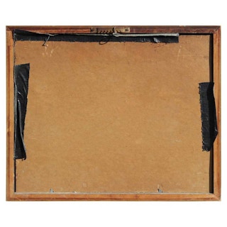 Adobe Style City Landscape Painting, 1964