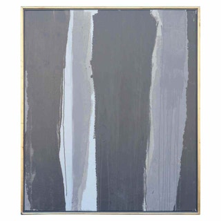 Minimal Grey Contemporary Linear Painting, 2008