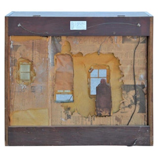 "Spence's Alley (Open)" Figurative Realistic Cityscape Still Life Sculpture 1975