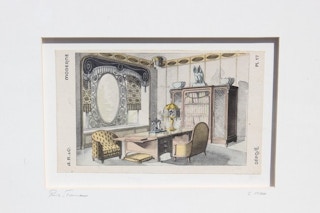 Art Deco Interior A. R. & Cie Catalog Print of Plate. 17 1920