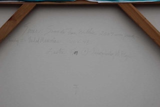 "Sounding I: Veiled Memories" Large Abstract Expressionist Painting, 2008