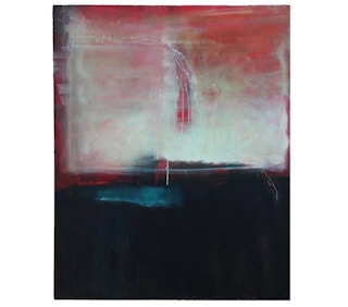 "Sounding I: Veiled Memories" Large Abstract Expressionist Painting, 2008