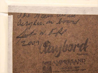 Colorful Modern Abstract Yellow Cartoon Wolf and Clowns Pop Art Painting 2009