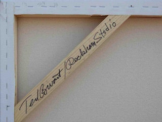 "Urban Canyon 1" Abstract White, Orange, and Black Landscape Impasto Painting 2019