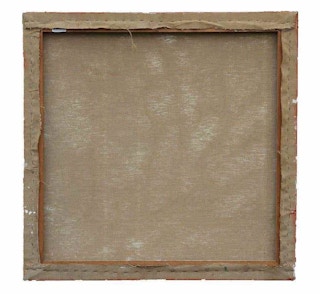 Orange Tonal Minimal Abstract Still Life Painting