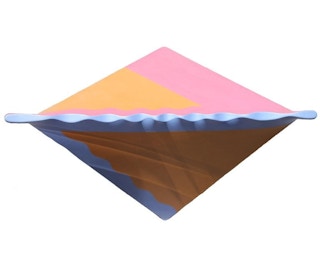 Gary Jurysta - "Ripple Corner" Corner Wall Sculpture, 1970