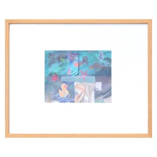 Hans Staartjes- Blue Abstract Photograph Collage 21st Century