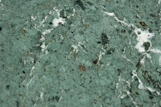 Modern Knoll Green Marble Oval Top Dining Table with Chrome Base