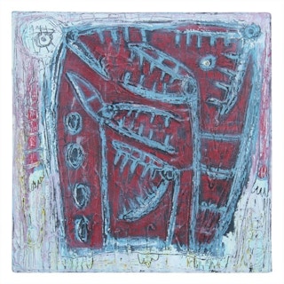 Robert Del Rio- Abstract Figurative Impasto Surrealist Work 2009