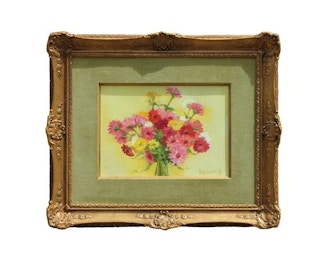 Pink, Red, and Yellow Floral Boquet, 1969