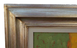 "Pensive Quiet" Impressionist Interior Painting with Flowers and a Girl