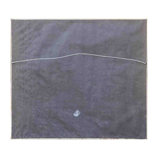 "House at End of the Road" Modern Idealized Landscape Painting 20th Century