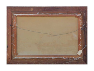 Impressionist Pastoral Lake Landscape Painting Mid 20th Century