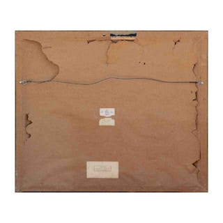 "Manhattan Nocturne" Cubist New York City Landscape, 1954