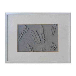 "Canoe and Tornado" Abstract Contemporary Mixed Media 1996