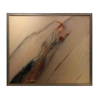 Richard Stout Earth Tonal Untitled Abstract Expressionist Painting
