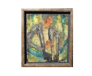 Loreen Write - Abstract Portrait of a Formal Dressed Man, 20th Century