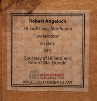 "Gull Cove, Monhegan" Watercolor Impressionist Landscape Painting