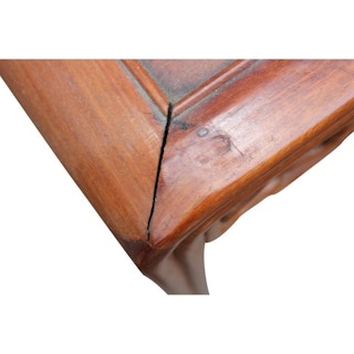 Set of Four 20th Century Modern Carved Chinese Nesting Tables