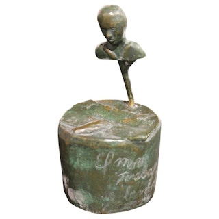 de la Rosa - Surrealist Figurative Bronze Sculpture, 20th Century