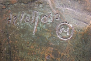 de la Rosa - Surrealist Figurative Bronze Sculpture, 20th Century